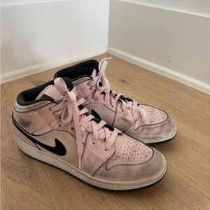 Air Jordan Kids Sneakers in Pink and Black